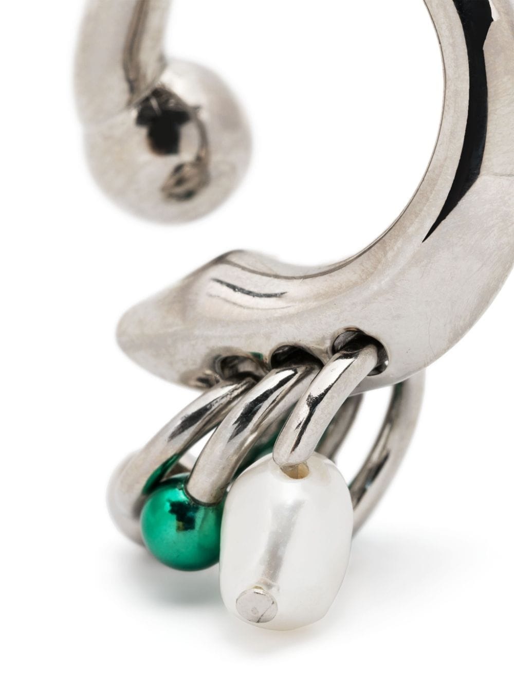 pearl-embellished ring - 3