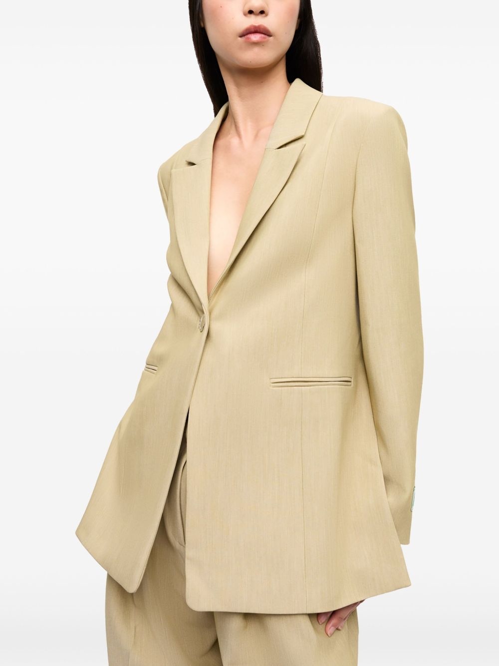 appliqué blazer - 3