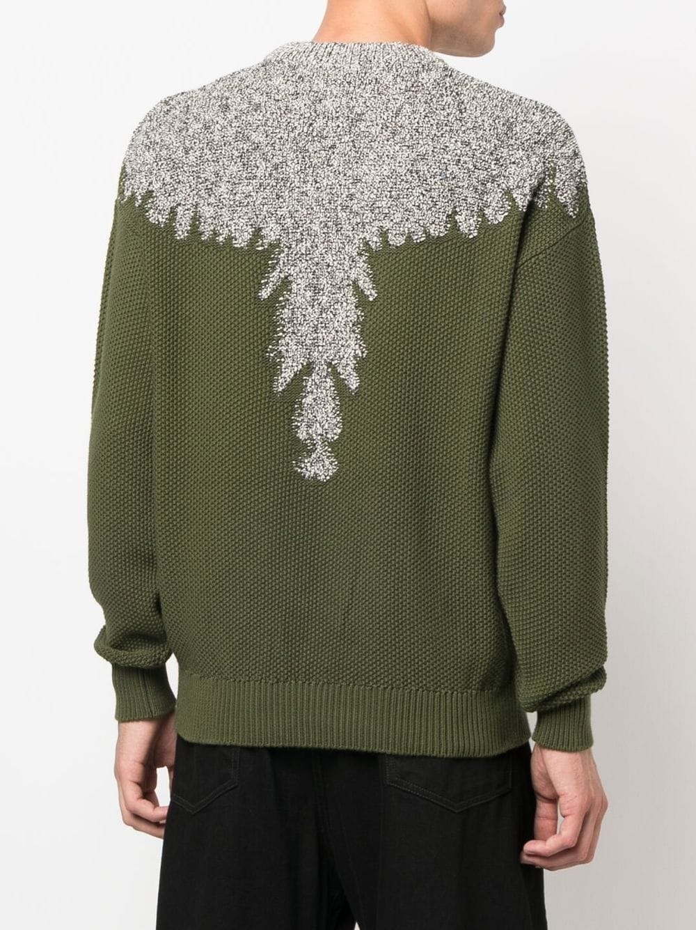 panelled knitted jumper - 4