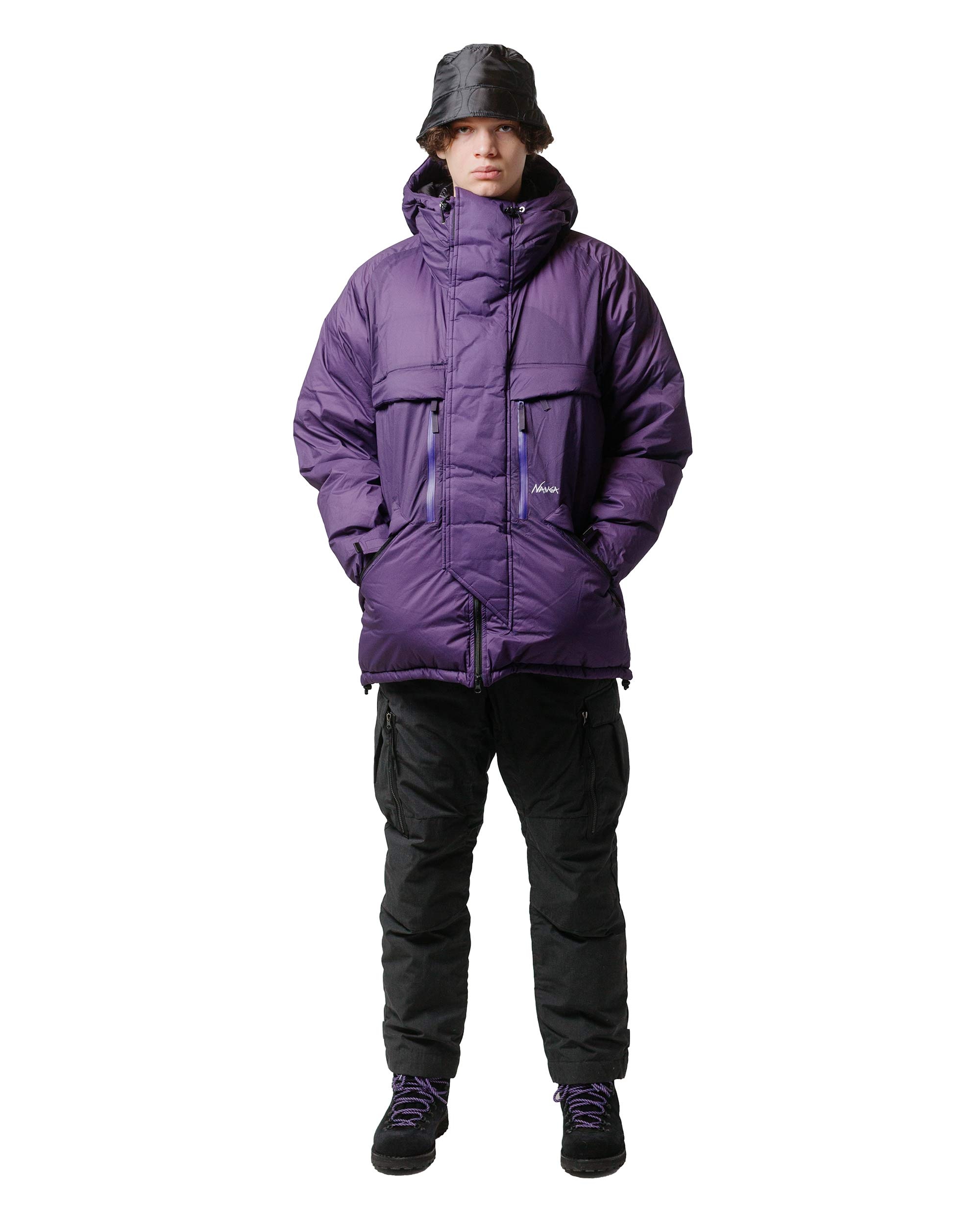 Mountain Belay Coat Purple - 4