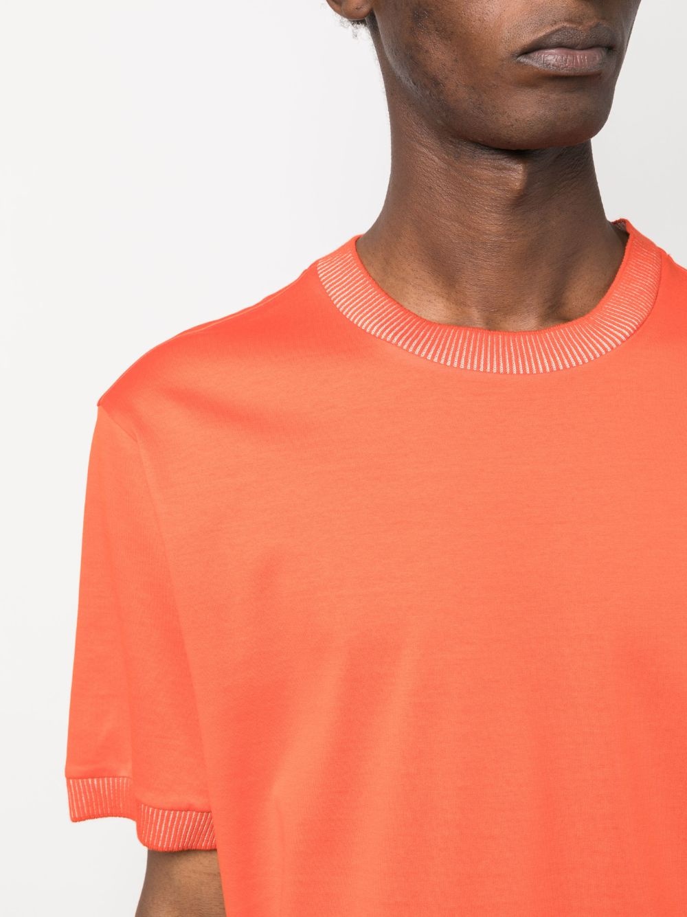 crew-neck cotton T-shirt - 5