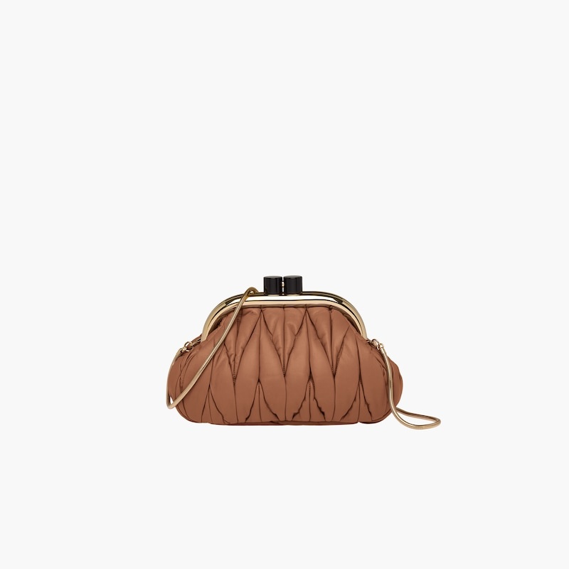 Miu Belle Nappa leather clutch - 2