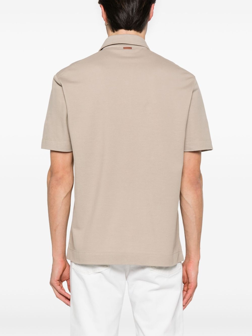 cotton polo shirt - 3