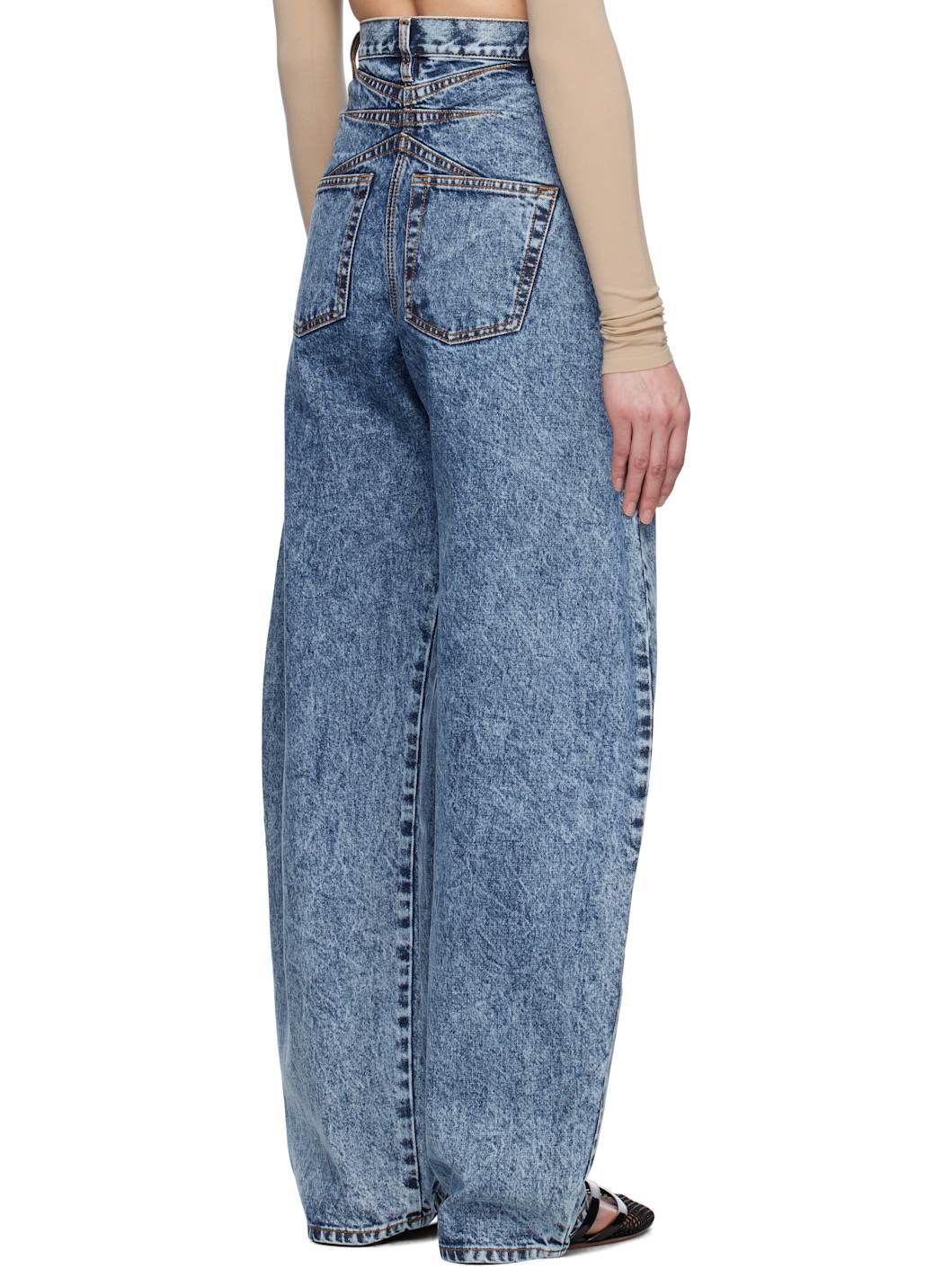 Blue Round Jeans - 3