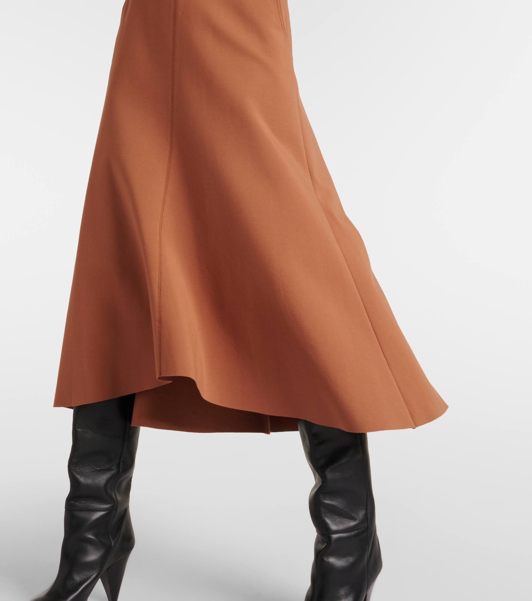 Emotional Essence jersey midi skirt - 5