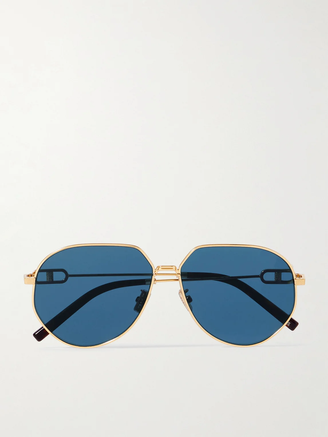 CD Link A1U Round-Frame Gold-Tone Sunglasses - 1