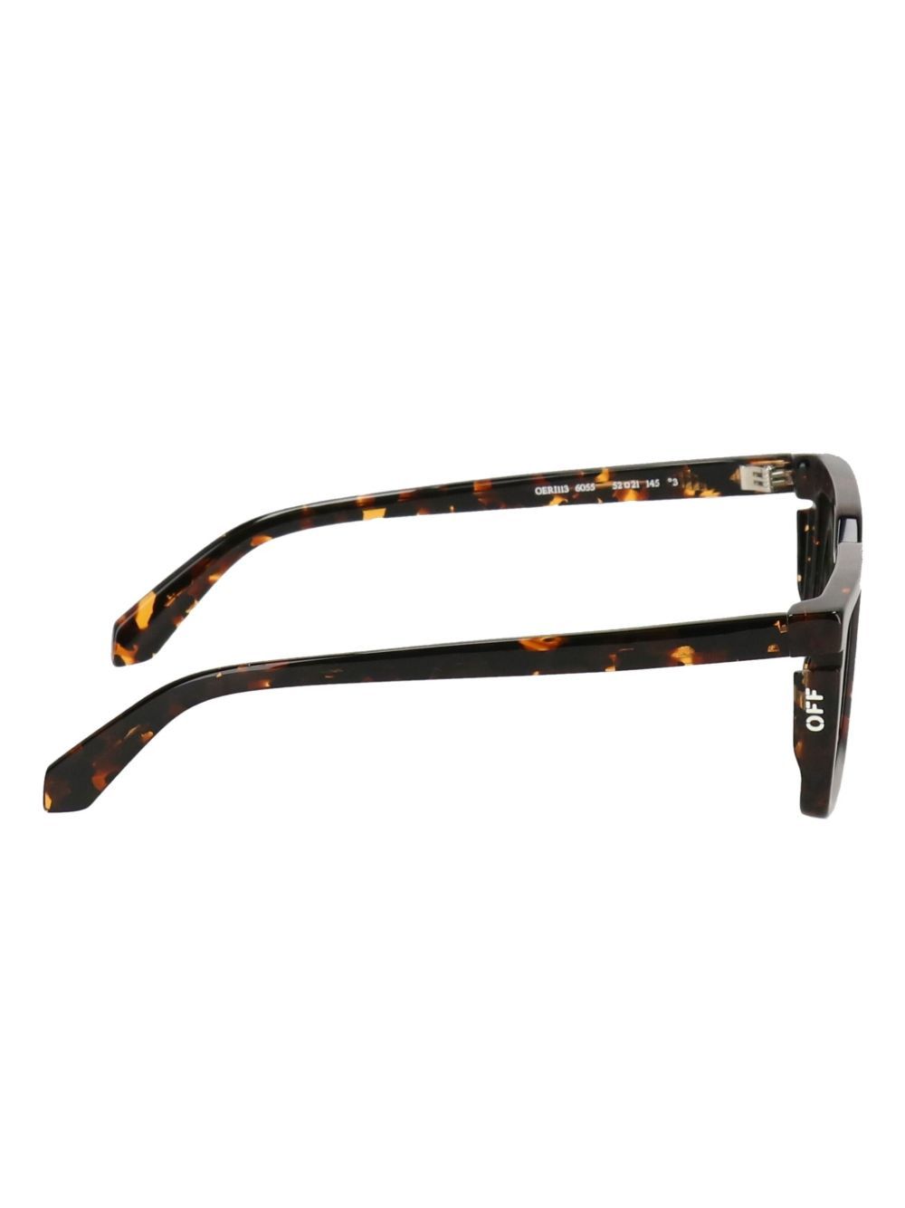 tortoiseshell square-frame sunglasses - 3