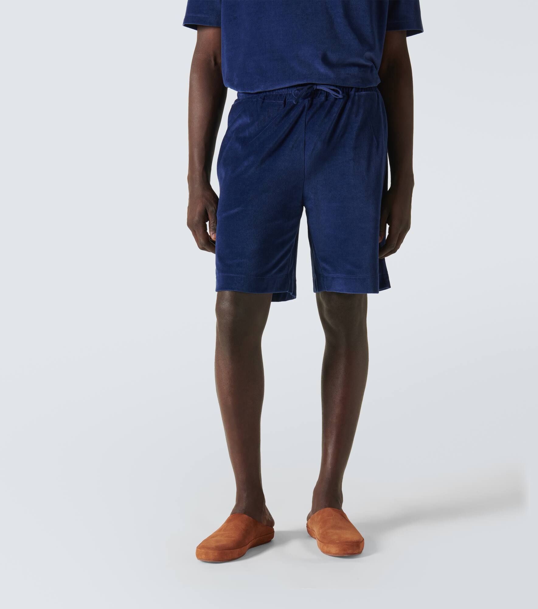 Cotton and silk chenille Bermuda shorts - 3
