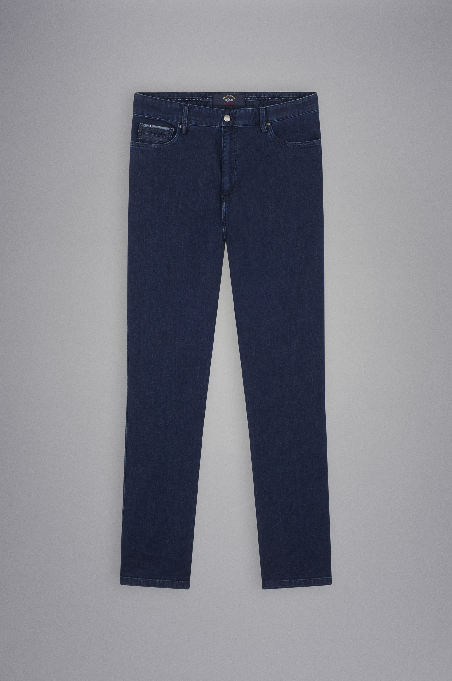 STRETCH COTTON DENIM JEANS - 1