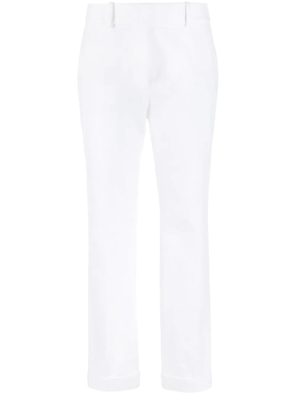 mid-rise straight leg trousers - 1