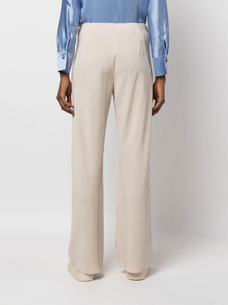 tailored wide-leg trousers - 4