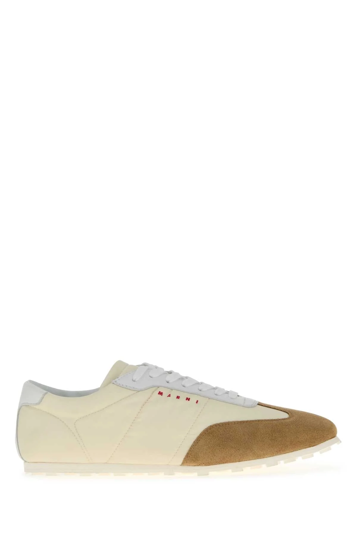 Marni Women Ivory Canvas Sneakers - 1