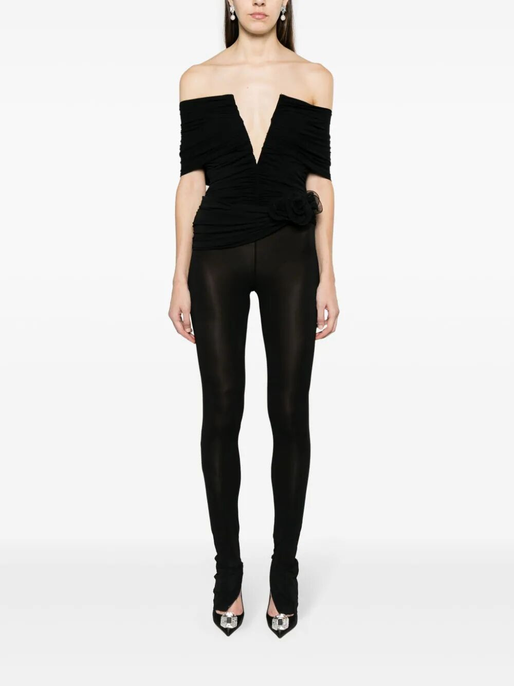 Magda Butrym Women Off The Shoulder Blouse - 4