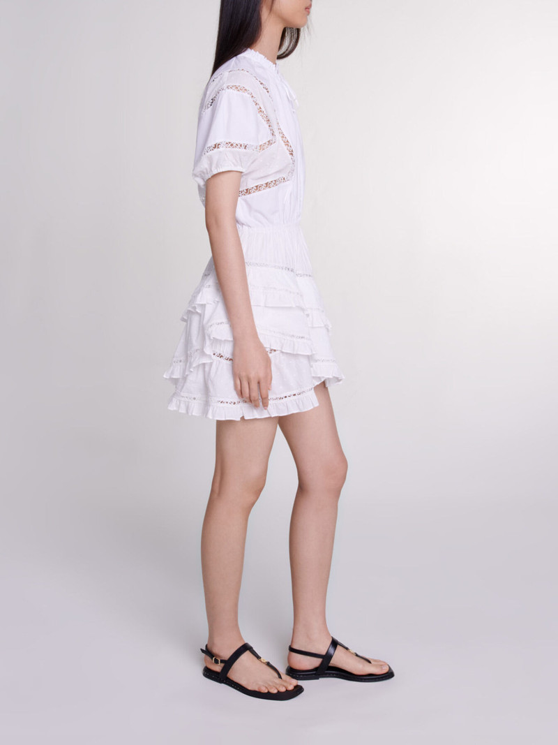 Short embroidered dress 3