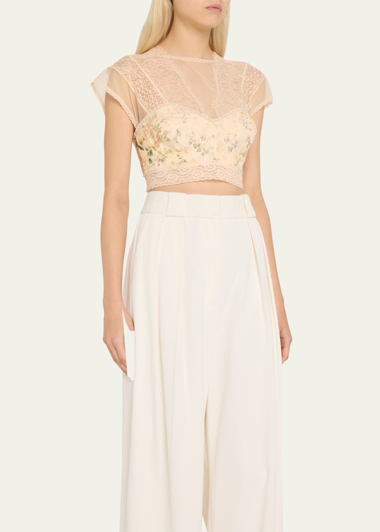 Adorned in Antiquity Lace Splice Top - 4