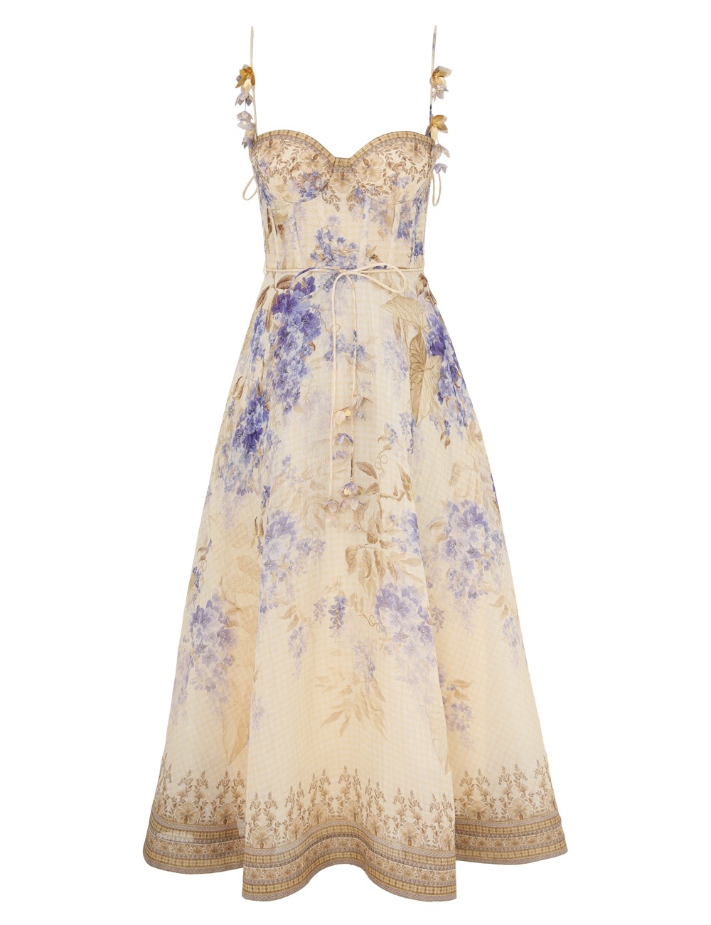 【Zimmermann】DAWNING PICNIC DRESS コルセット ミディ Zimmermann DAWNING PICNIC DRESS | REVERSIBLE