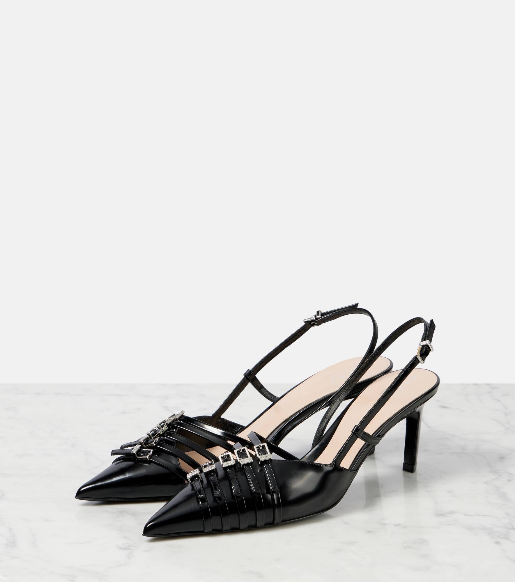 Seraphine patent leather slingback pumps - 3