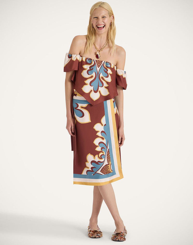 La DoubleJ Pareo Midi Skirt outlook