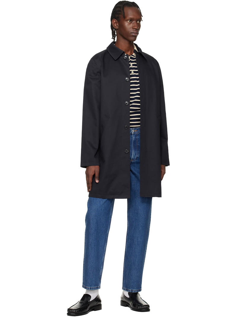 A.P.C. Navy Urban Mac Coat outlook