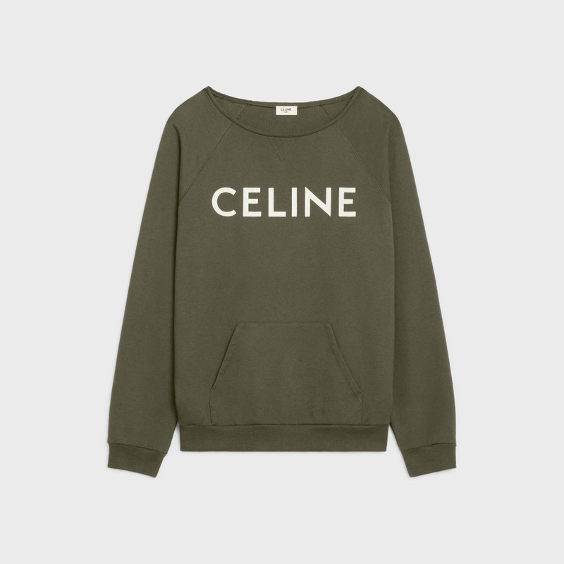 CELINE SWEATSHIRT IN COTTON FLEECE 1