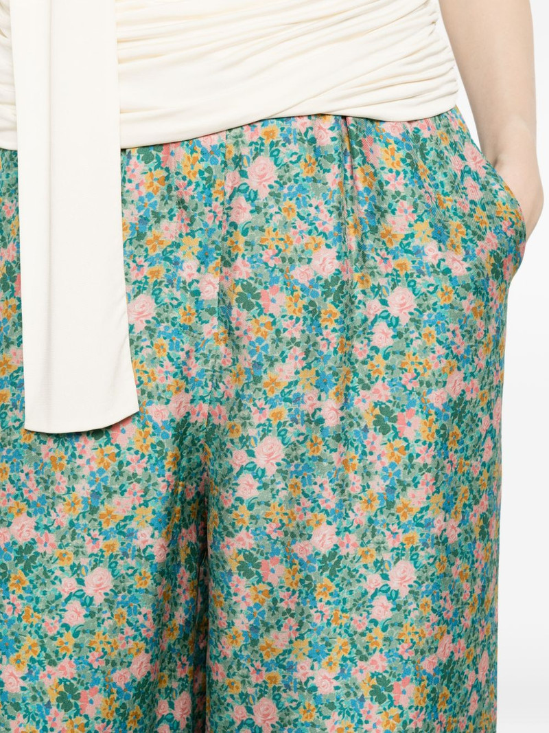floral-printed palazzo pants 5