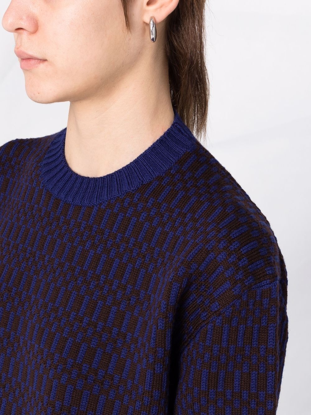 intarsia-knit jumper - 3