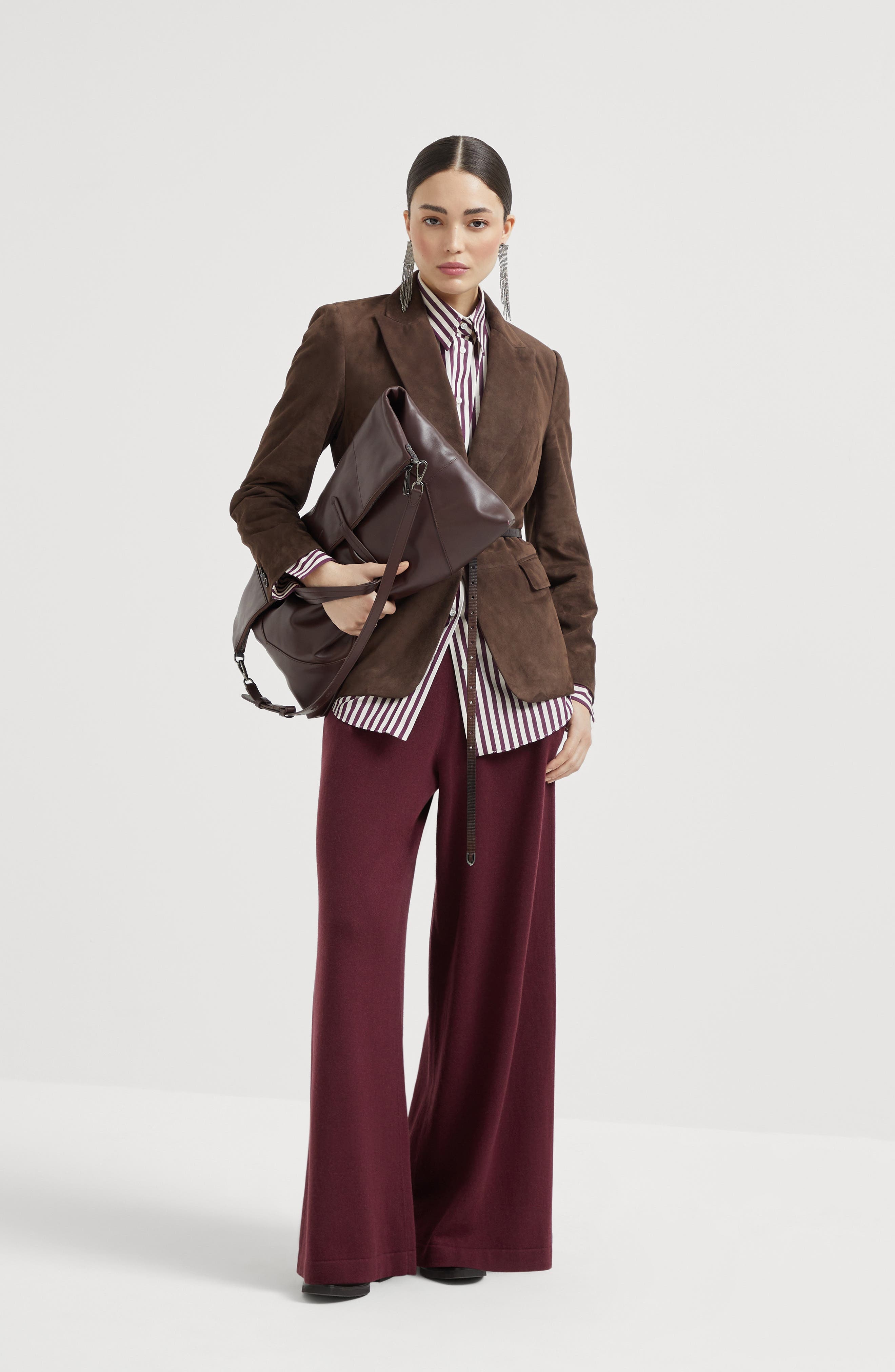 Brunello Cucinelli Suede blazer in Rust Brown at Nordstrom - 6
