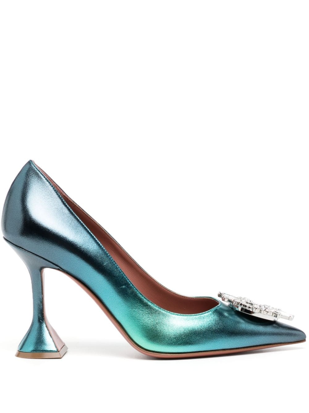 Begum crystal-embellished 105mm pumps - 1