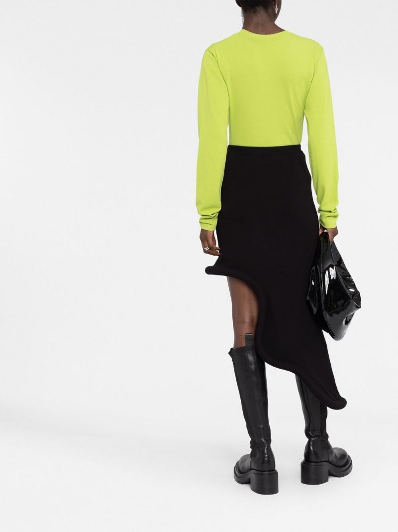 cut-out knitted jumper - 7