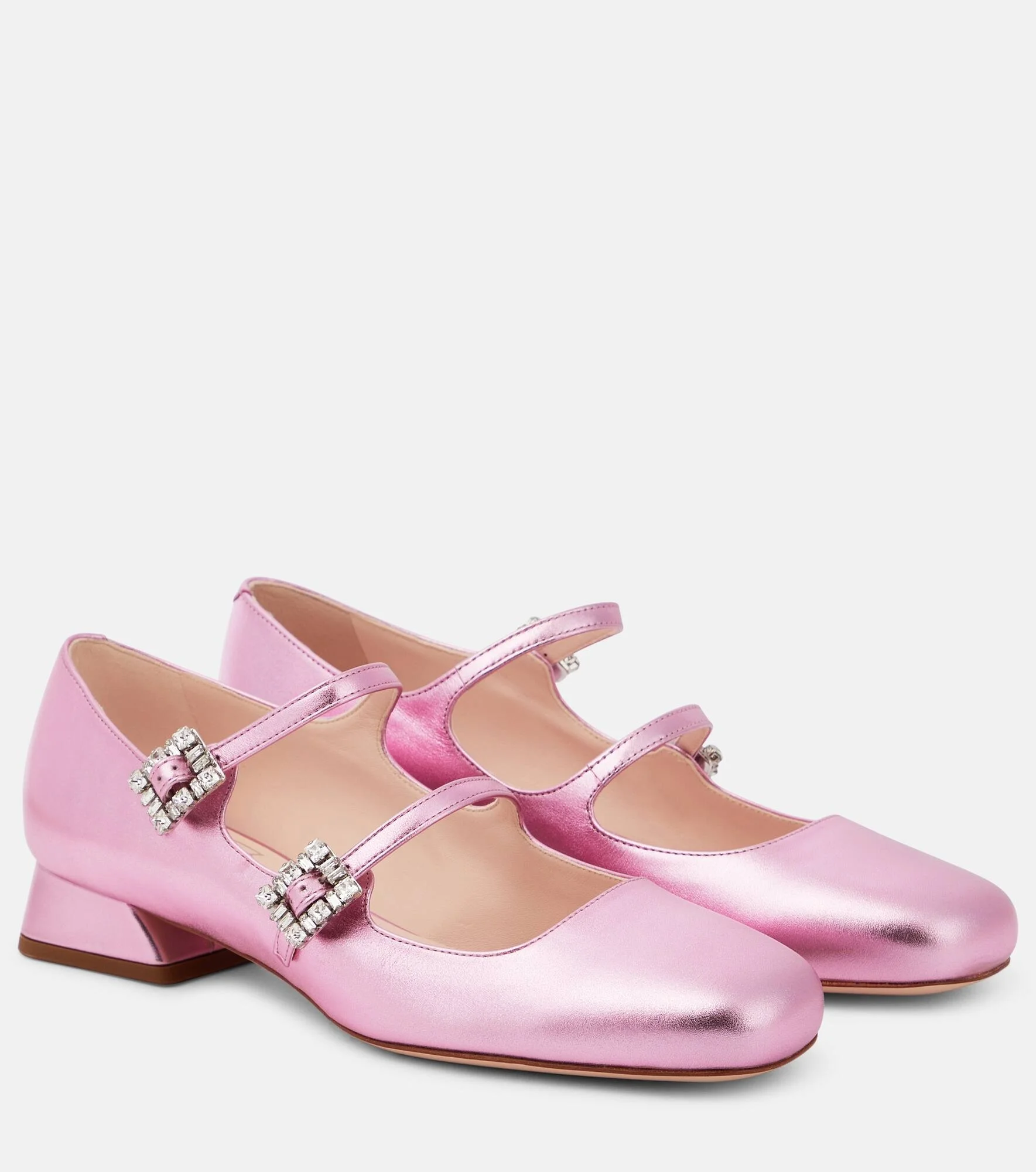 Mini Très Vivier leather Mary Jane pumps - 1