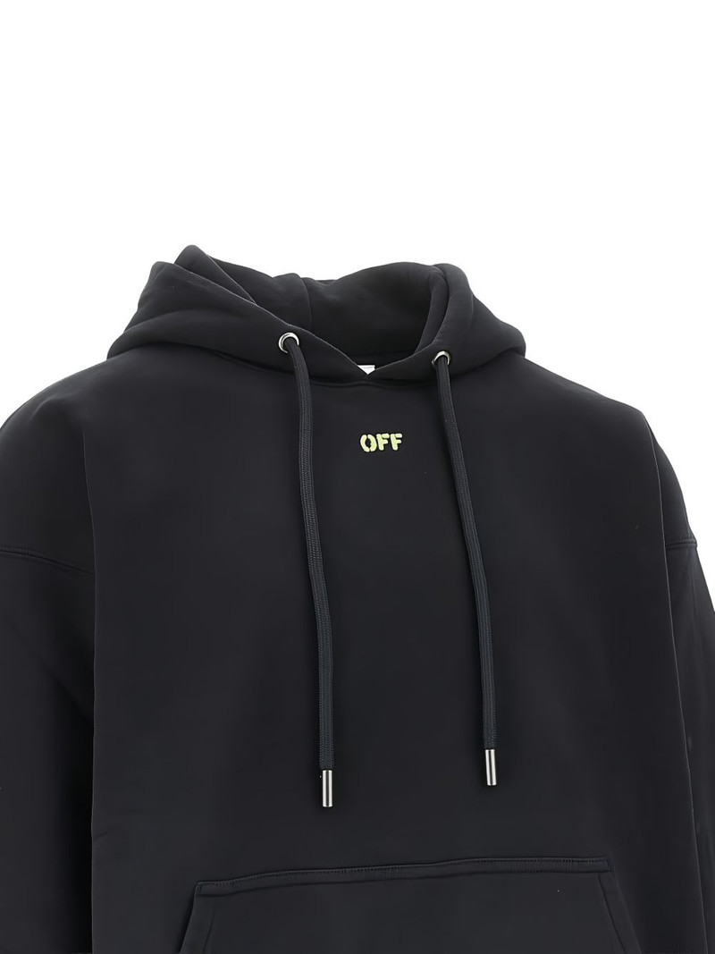 Off-White cotton hooded sweatshirt outlook