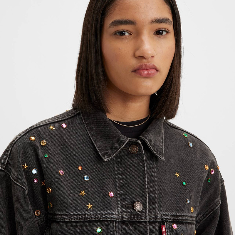 90S STUDDED TRUCKER JACKET 5