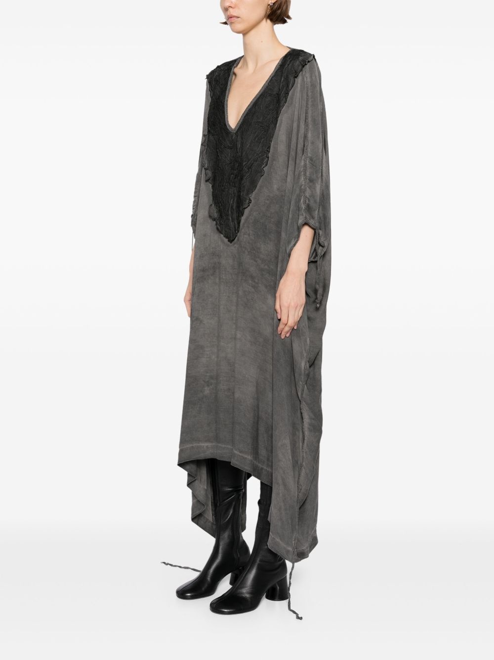 V-neck dress - 3