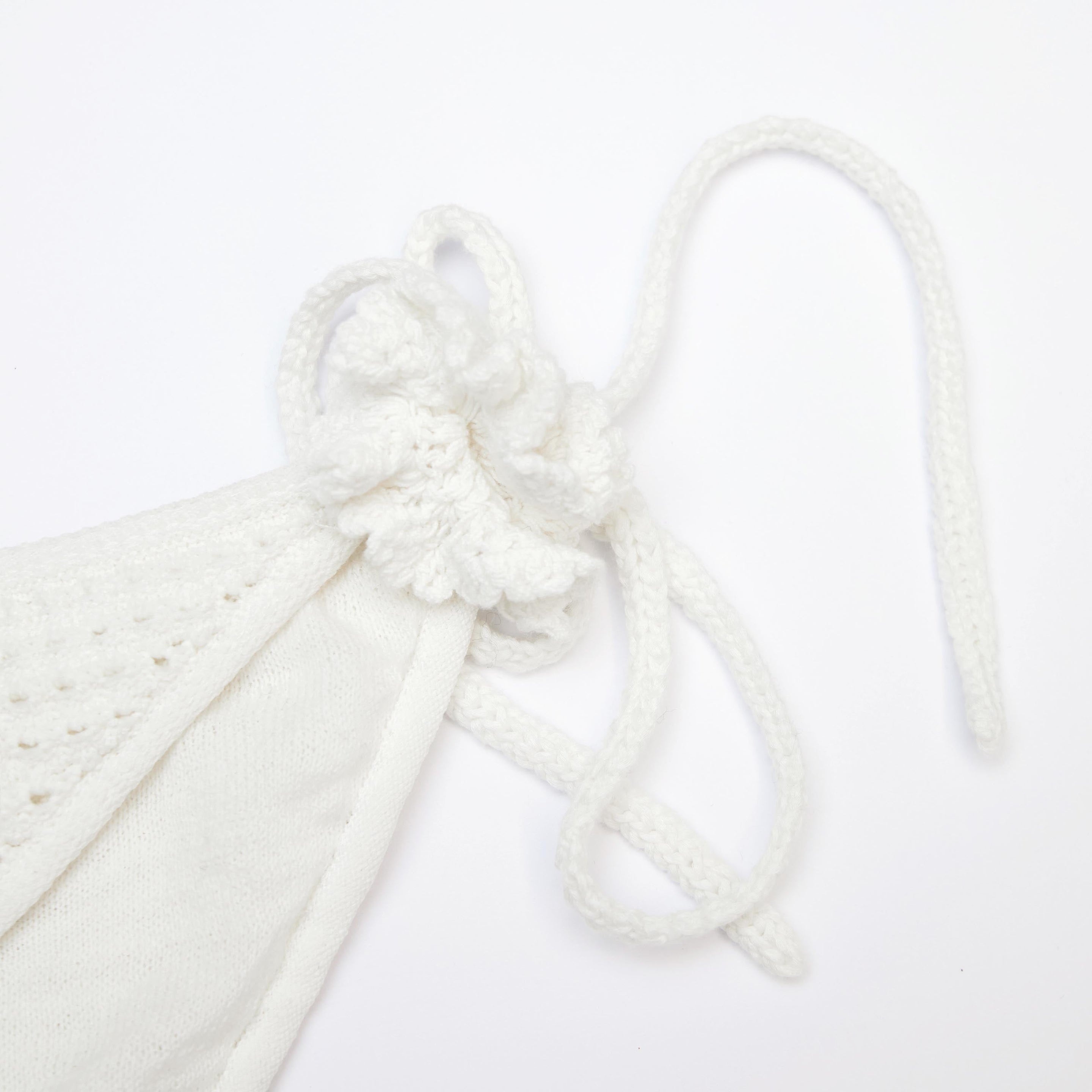 ビキニ Self Portrait Crochet Bikini Brief self-portrait Crochet Bikini Top in White | REVOLVE