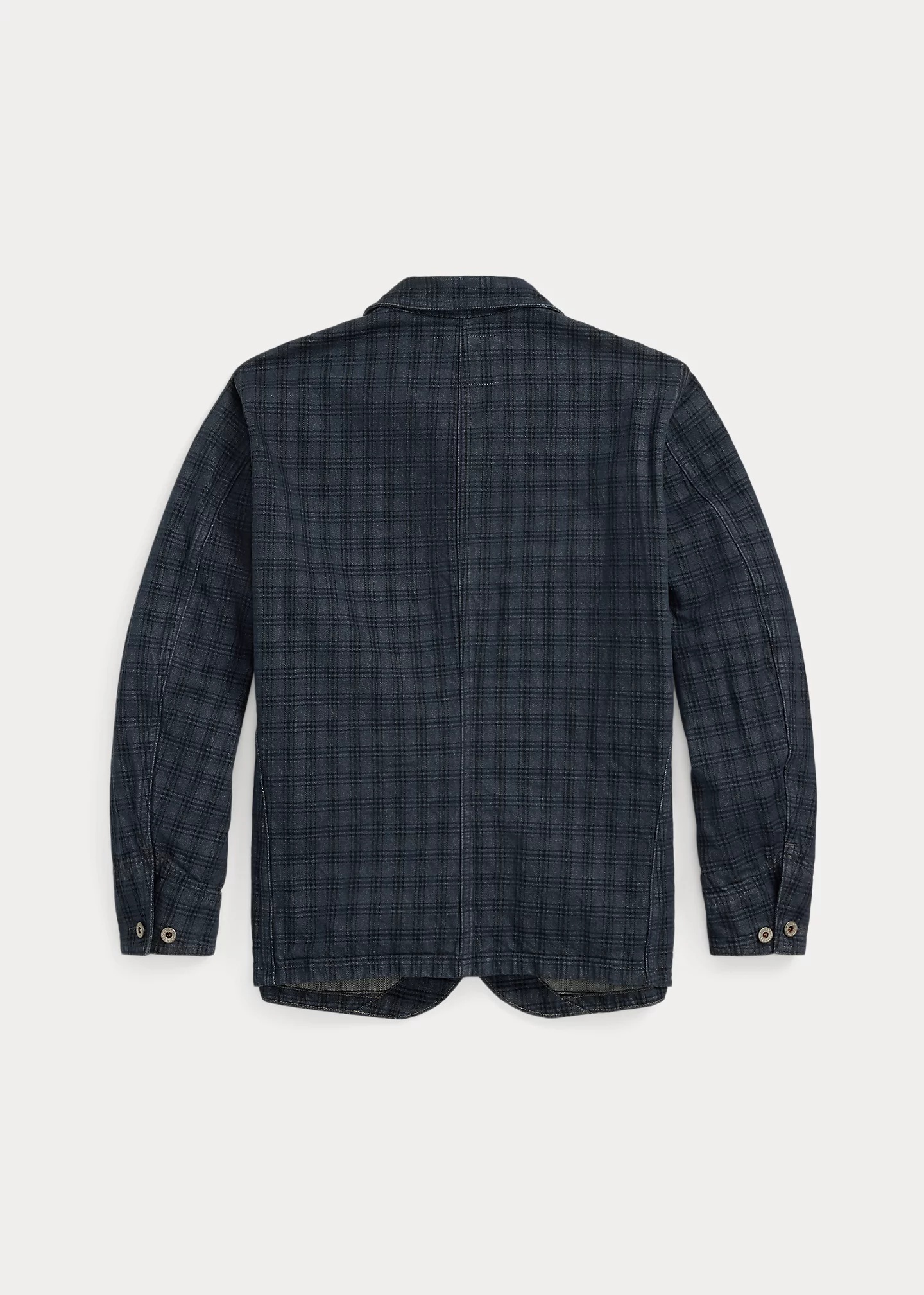 Plaid Jacquard Denim Jacket - 2