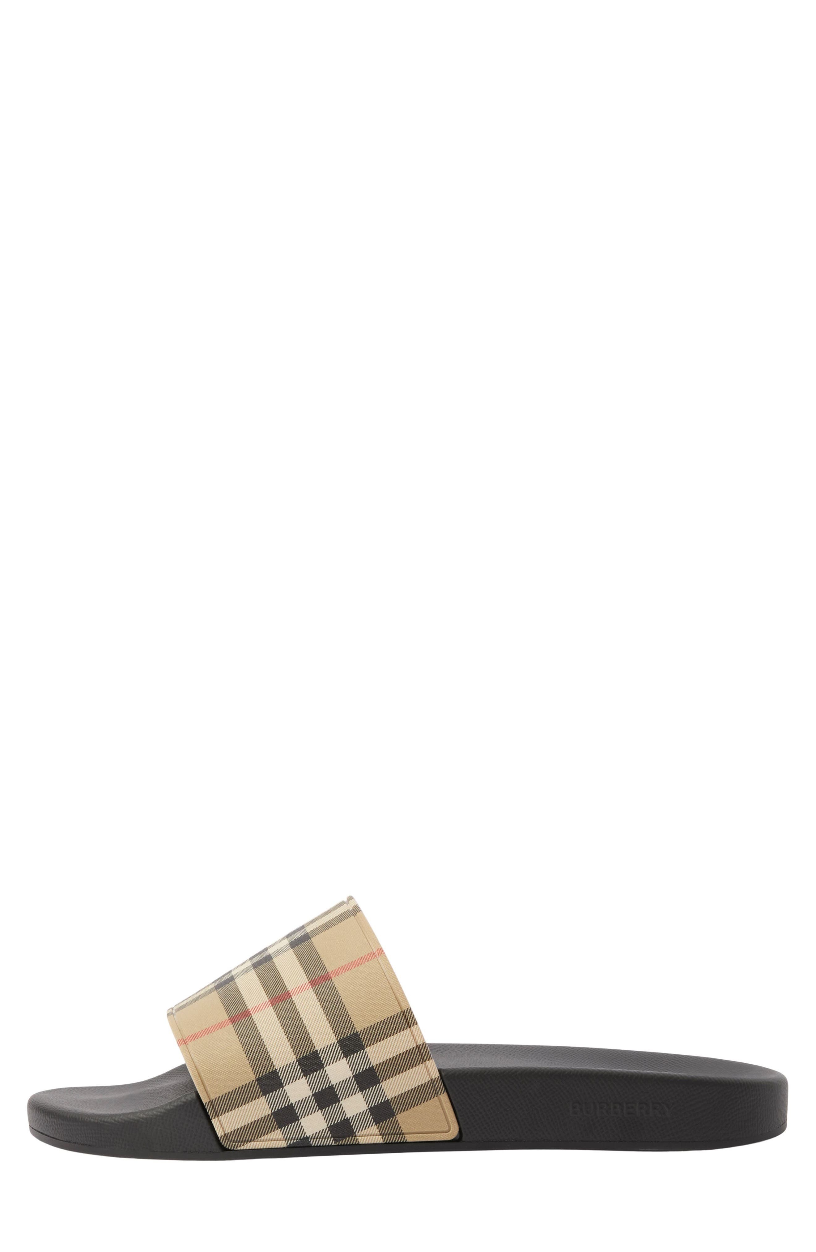 Furley Check Slide Sandal - 6
