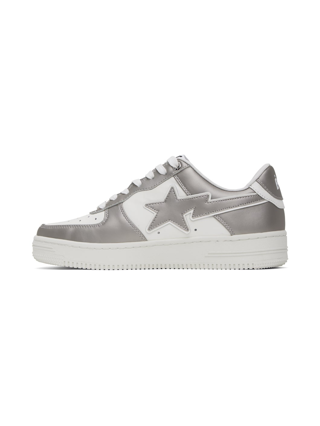 Silver STA #4 Sneakers - 3