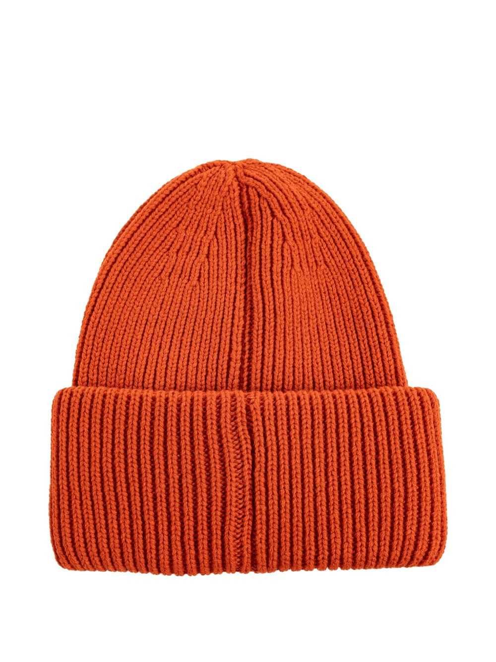 ribbed logo-patch beanie - 2