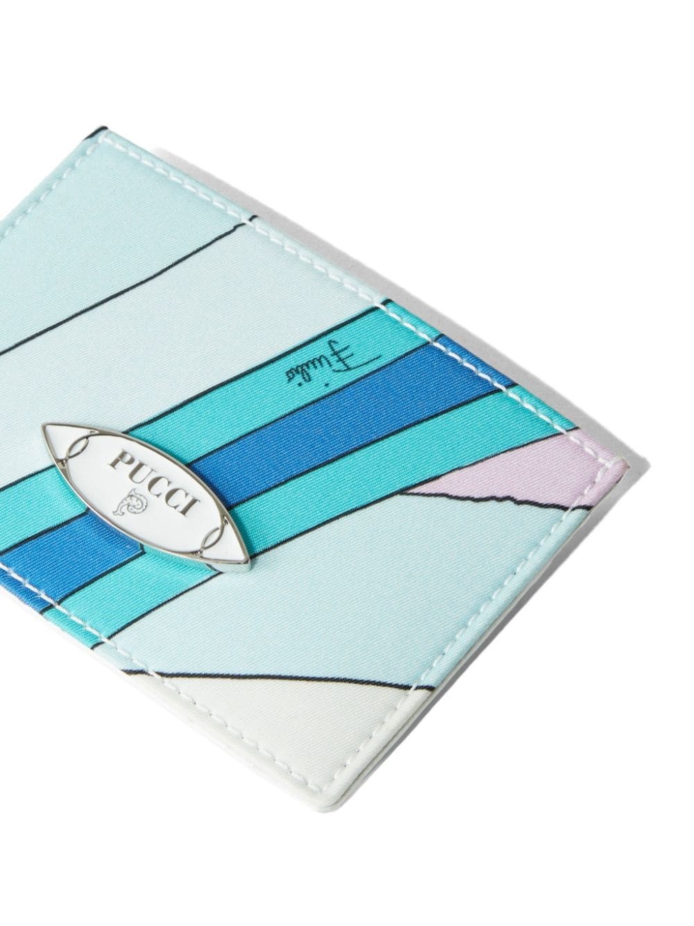 Iride-print card holder - 4