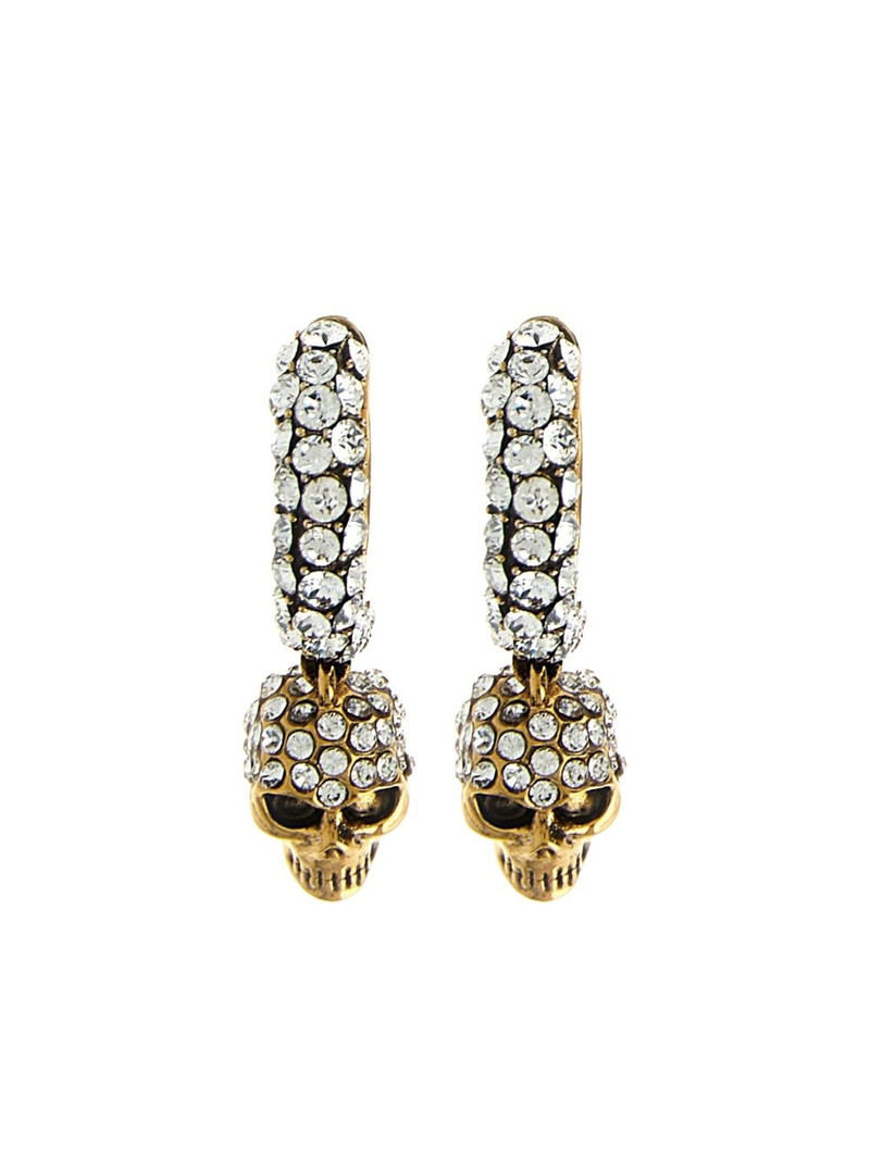 skull-charm hoop earrings 1