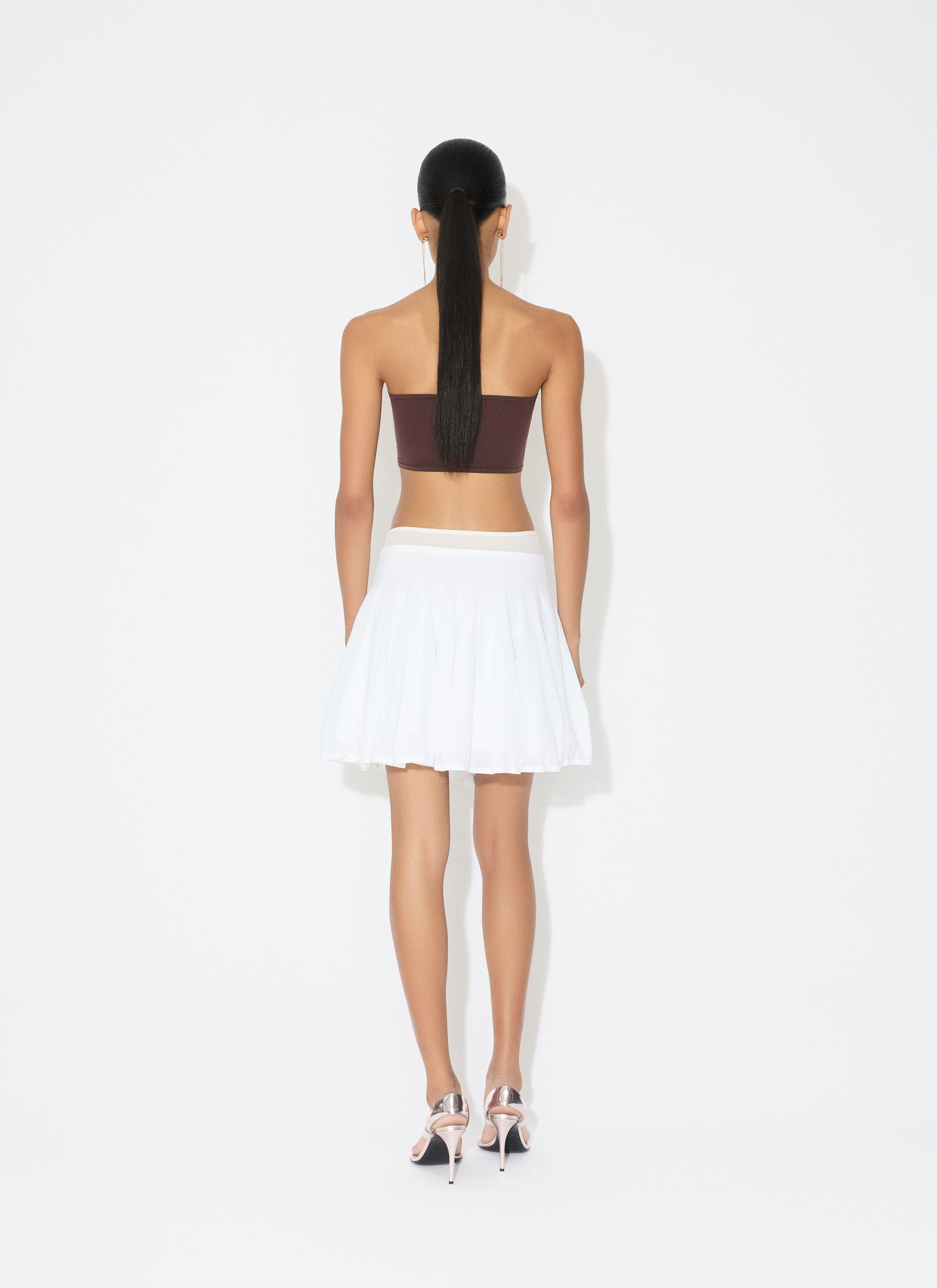 FINE KNIT SKATER SKIRT - 3