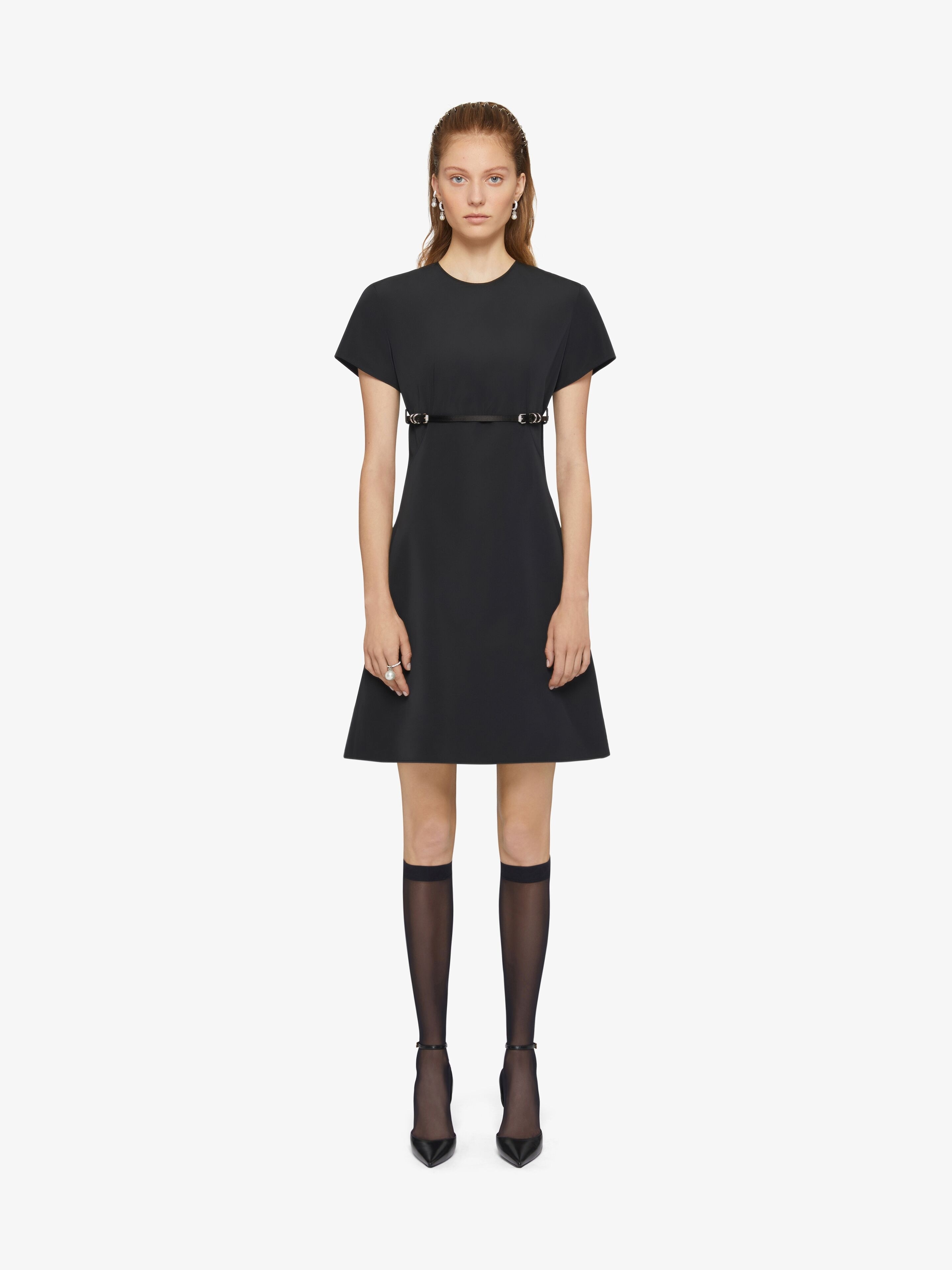 VOYOU DRESS IN COTTON TAFFETAS - 2