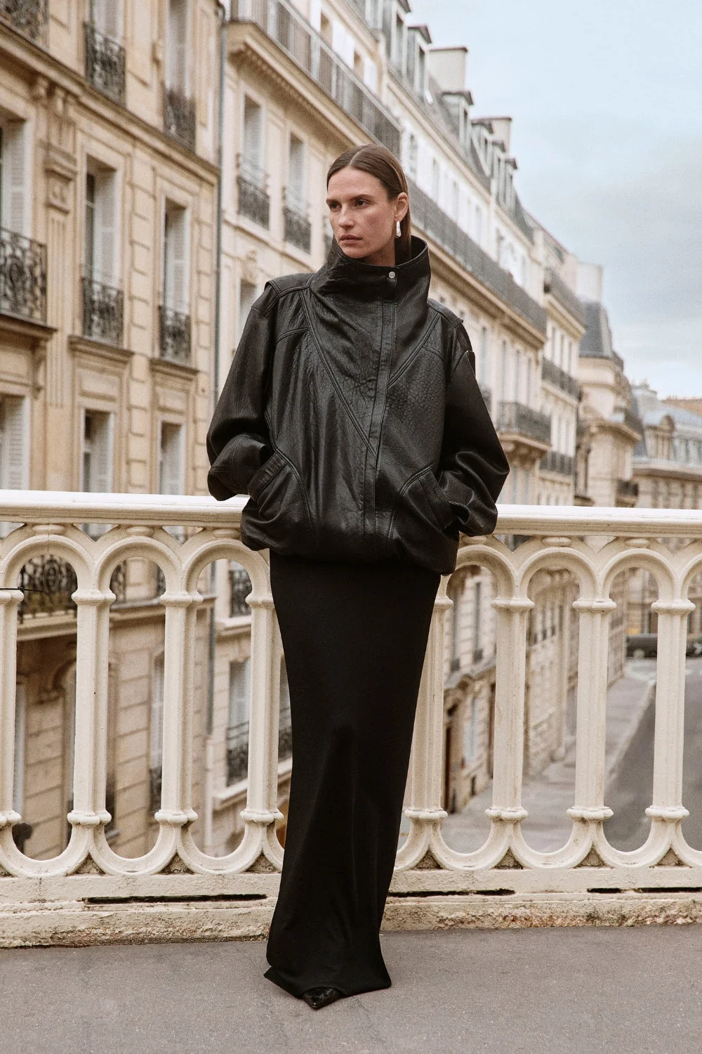 RONJA | Oversized Leather Jacket - 1