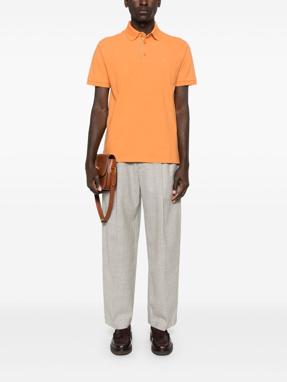 piqué-weave polo shirt - 2