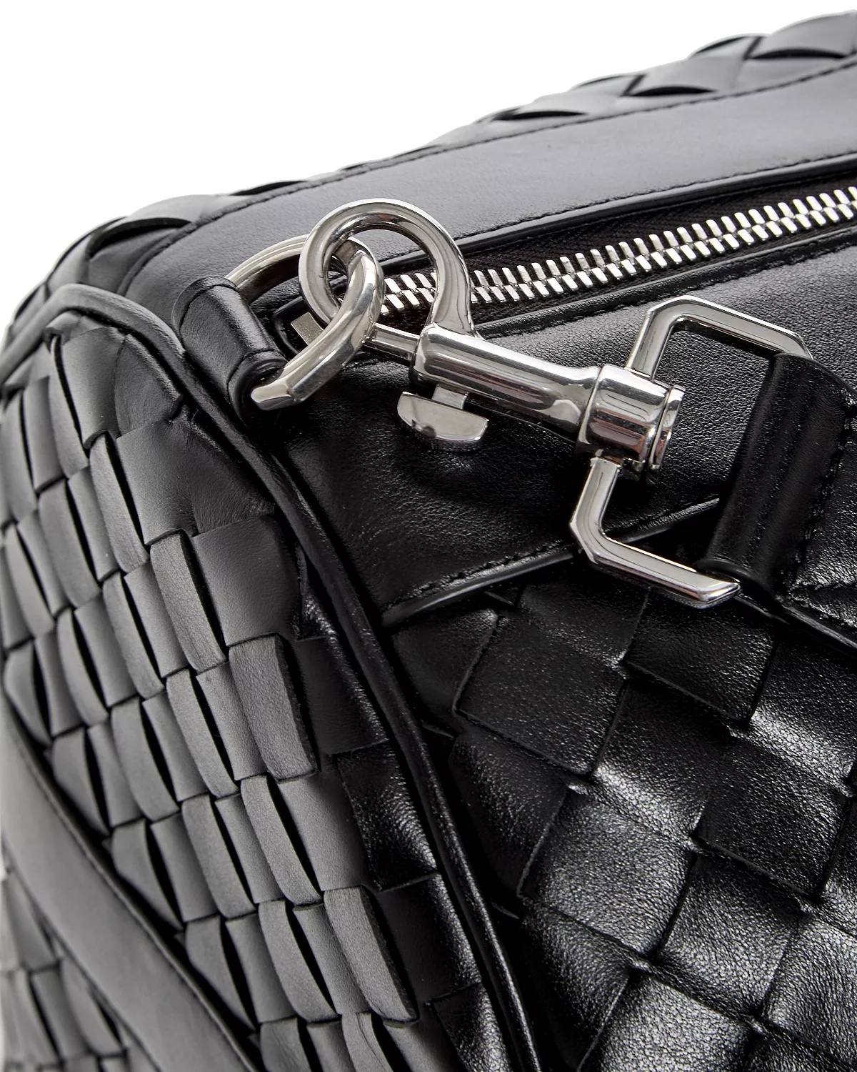 Bottega Veneta Intrecciato Leather Duffel Bag