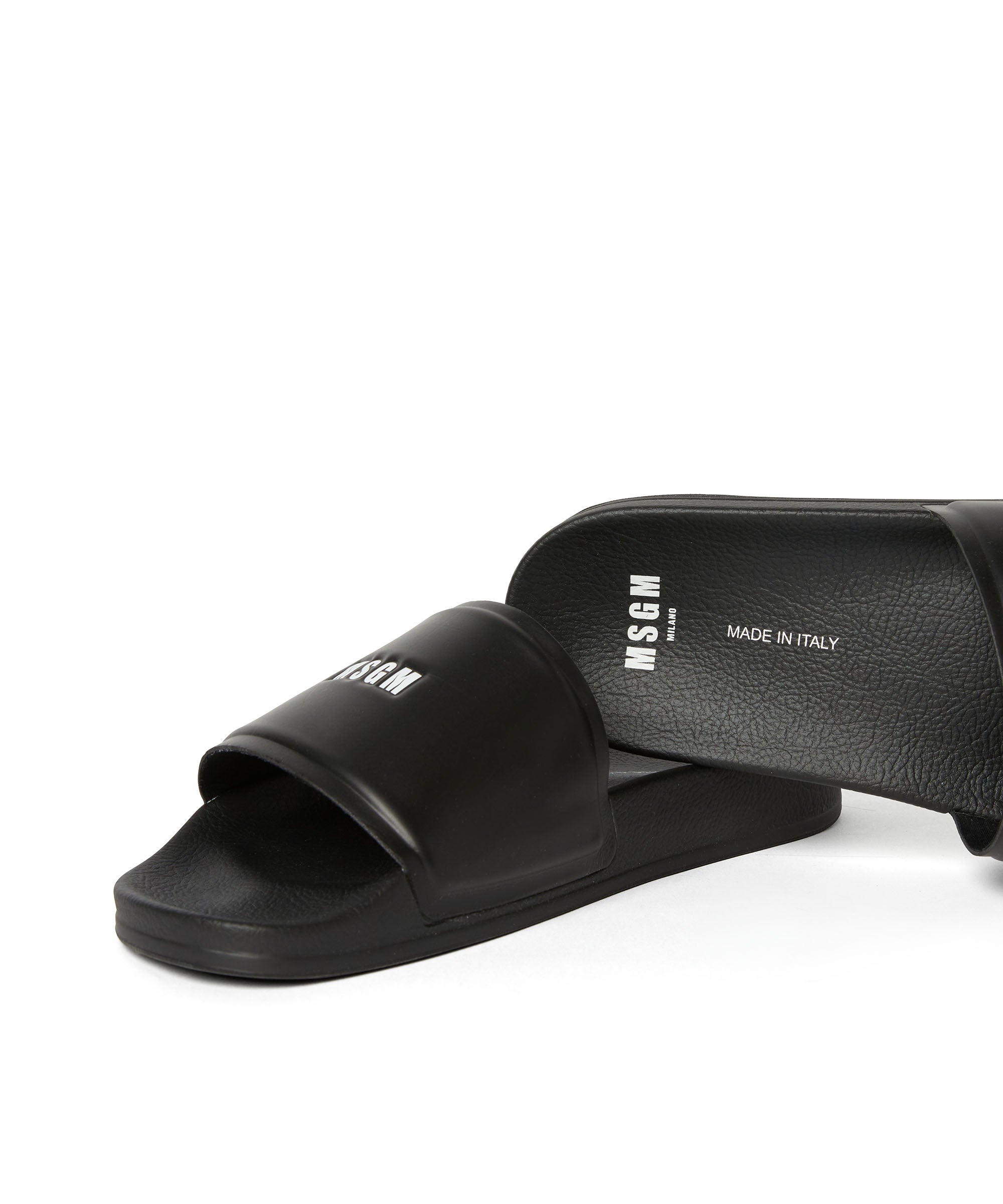 Pool slippers with MSGM micro logo - 4