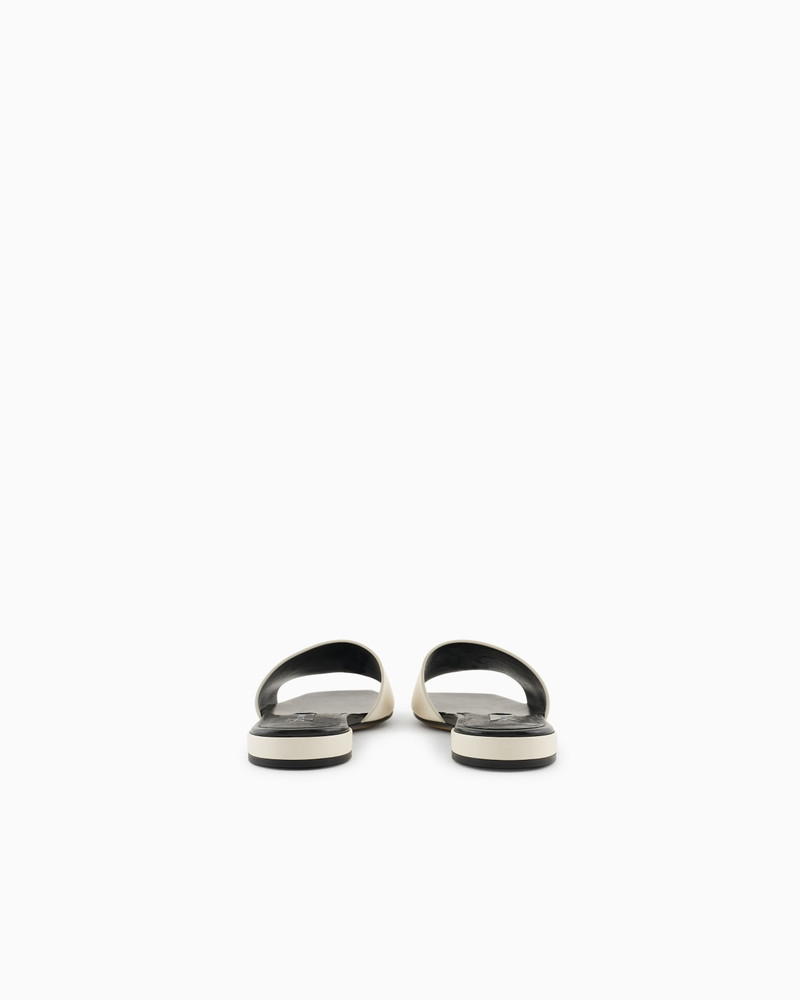 GIORGIO ARMANI GIORGIO ARMANI X 10 CORSO COMO CALFSKIN FLAT SANDALS outlook