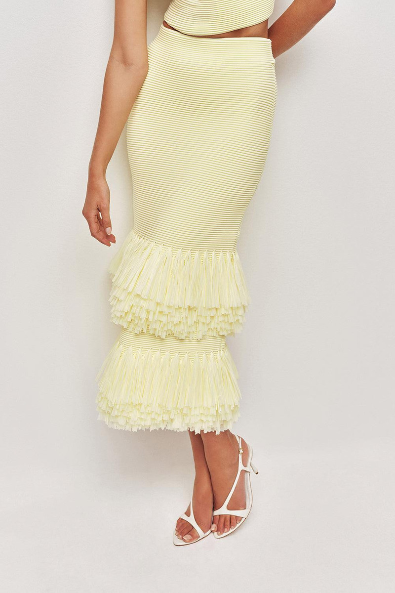 Aje. Agave Midi Skirt outlook