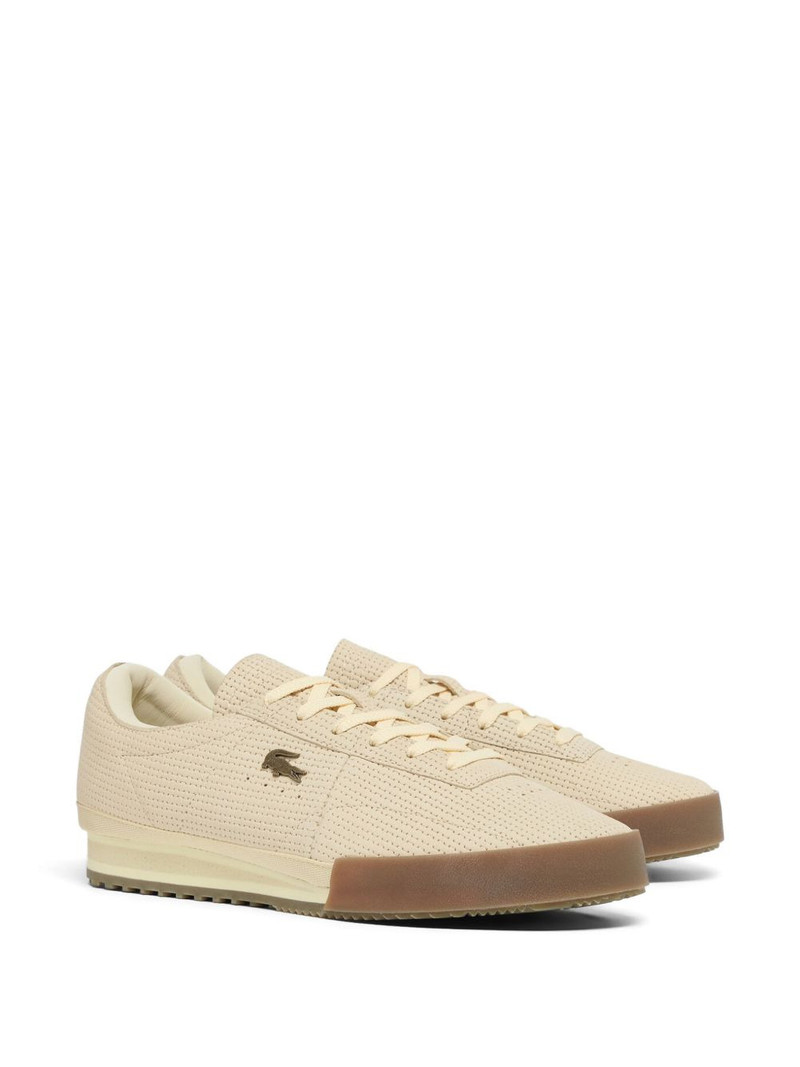 LACOSTE perforated logo sneakers outlook