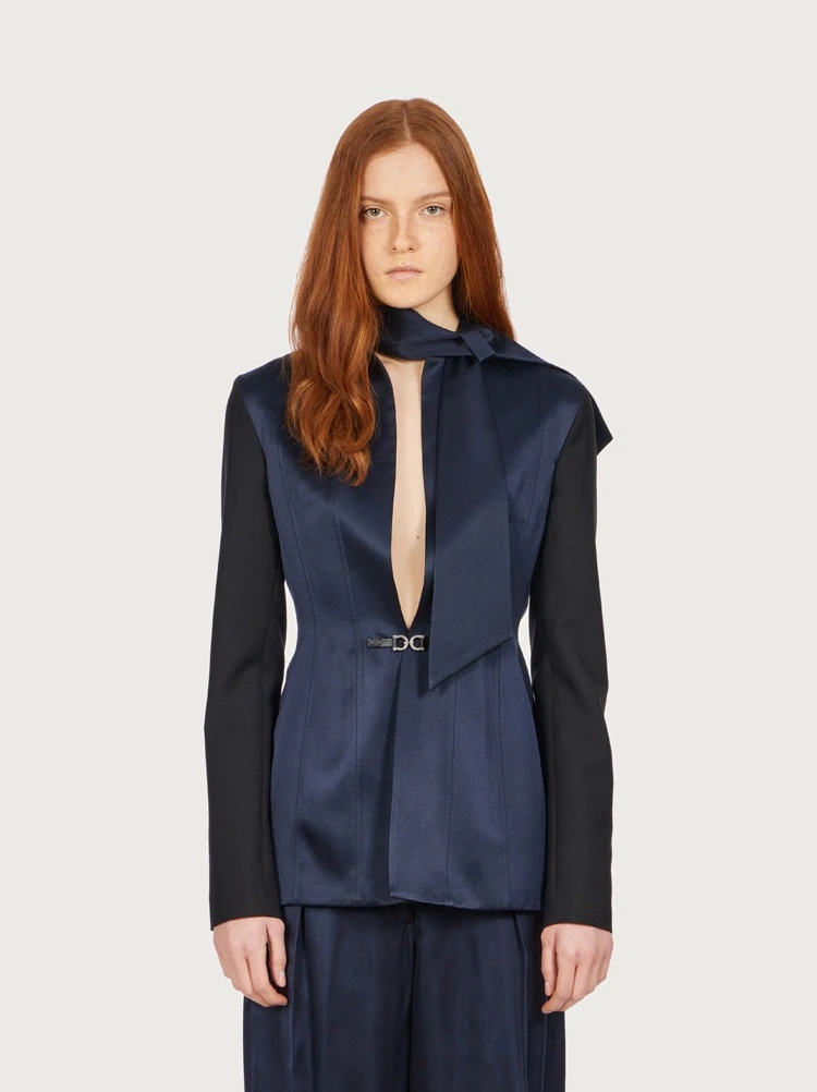 BLAZER WITH SASH - 2